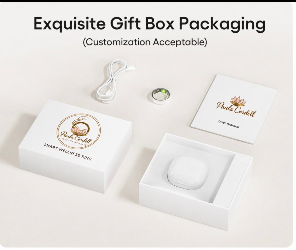 Paula Cordell™ Smart Wellness Ring | Advanced Health Tracking